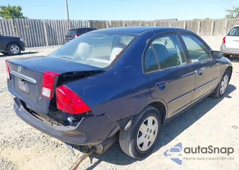 2003 Honda Civic Lx из США, поврежденный, VIN 1HGES16523L001406